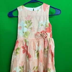 Mayoral Pink and Green Floral Dress